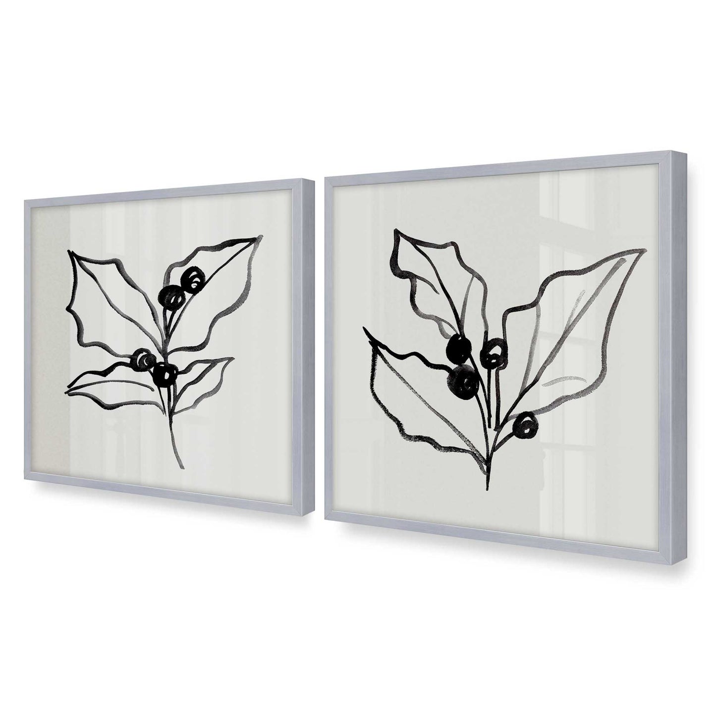 [Color:Polished Chrome], Picture of art in a Polished Chrome frame of the corner