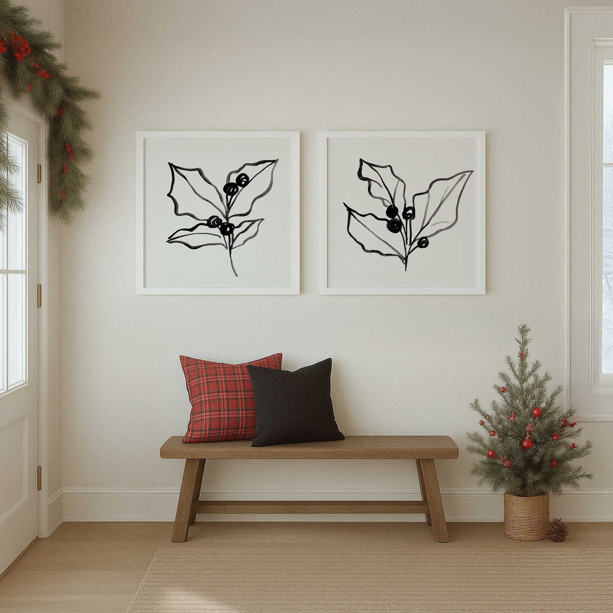 [Color:Opaque White], Picture of art in an Opaque White frame