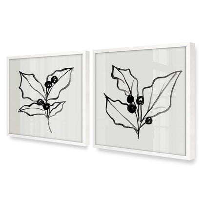 [Color:Opaque White], Picture of art in an Opaque White frame at an angle