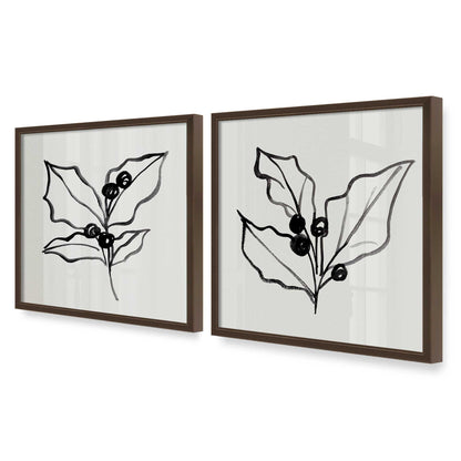 [Color:Belvinder Brown], Picture of art in a Belvinder Brown frame at an angle