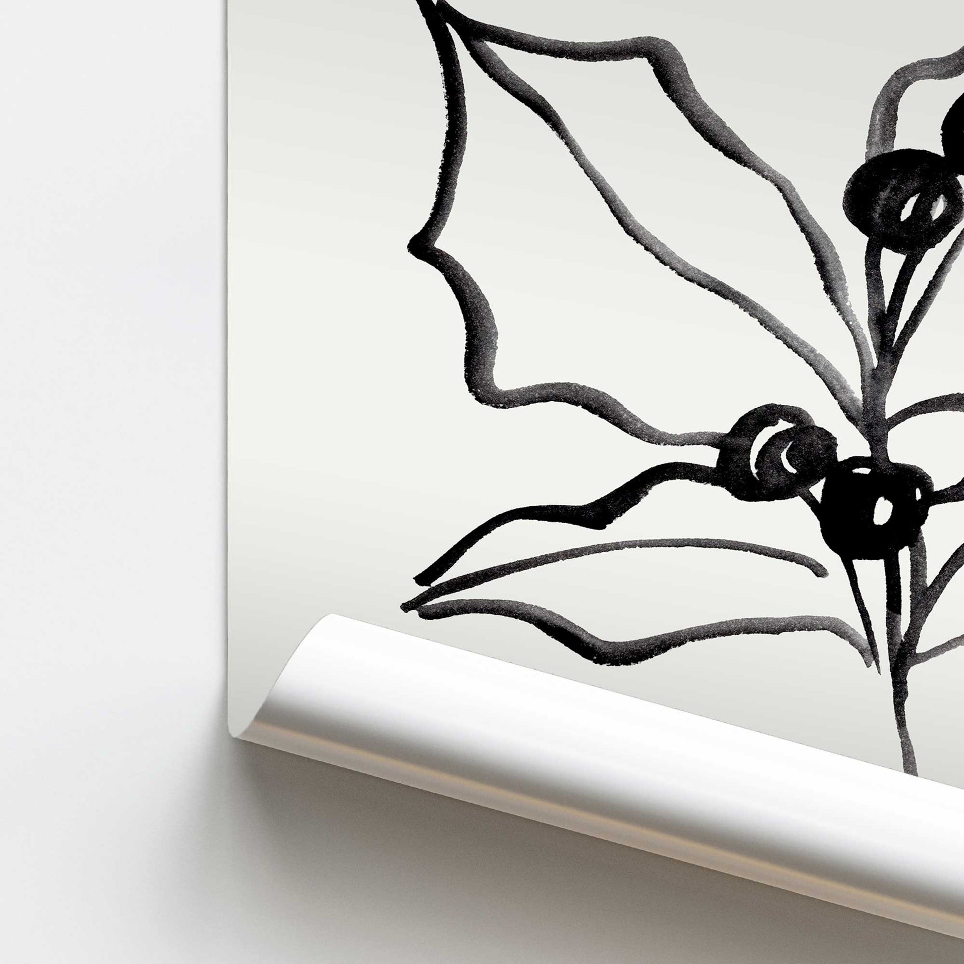 [color:Rolled Print], Picture of close up of art