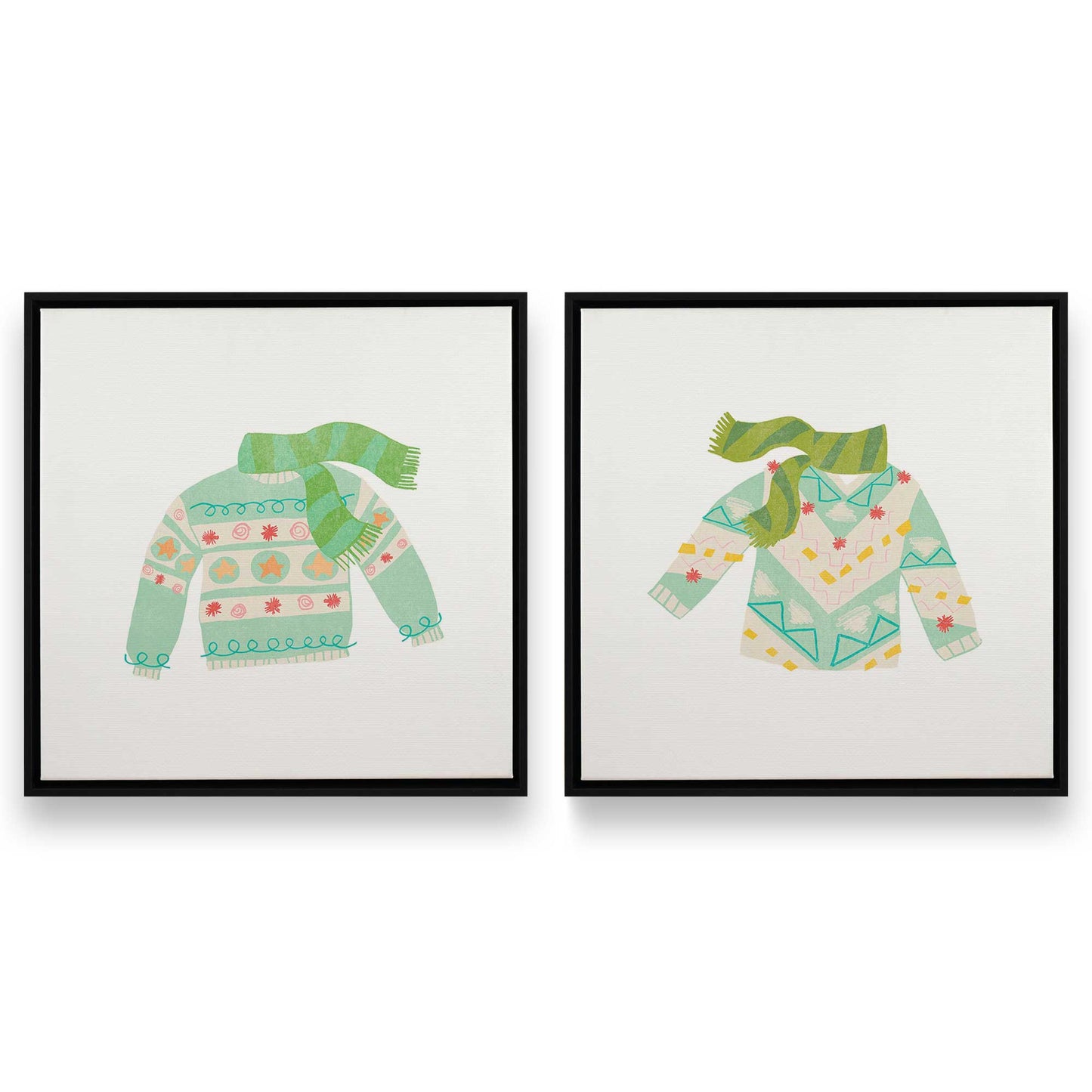 [Color:Satin Black], Picture of art in a Satin Black frame