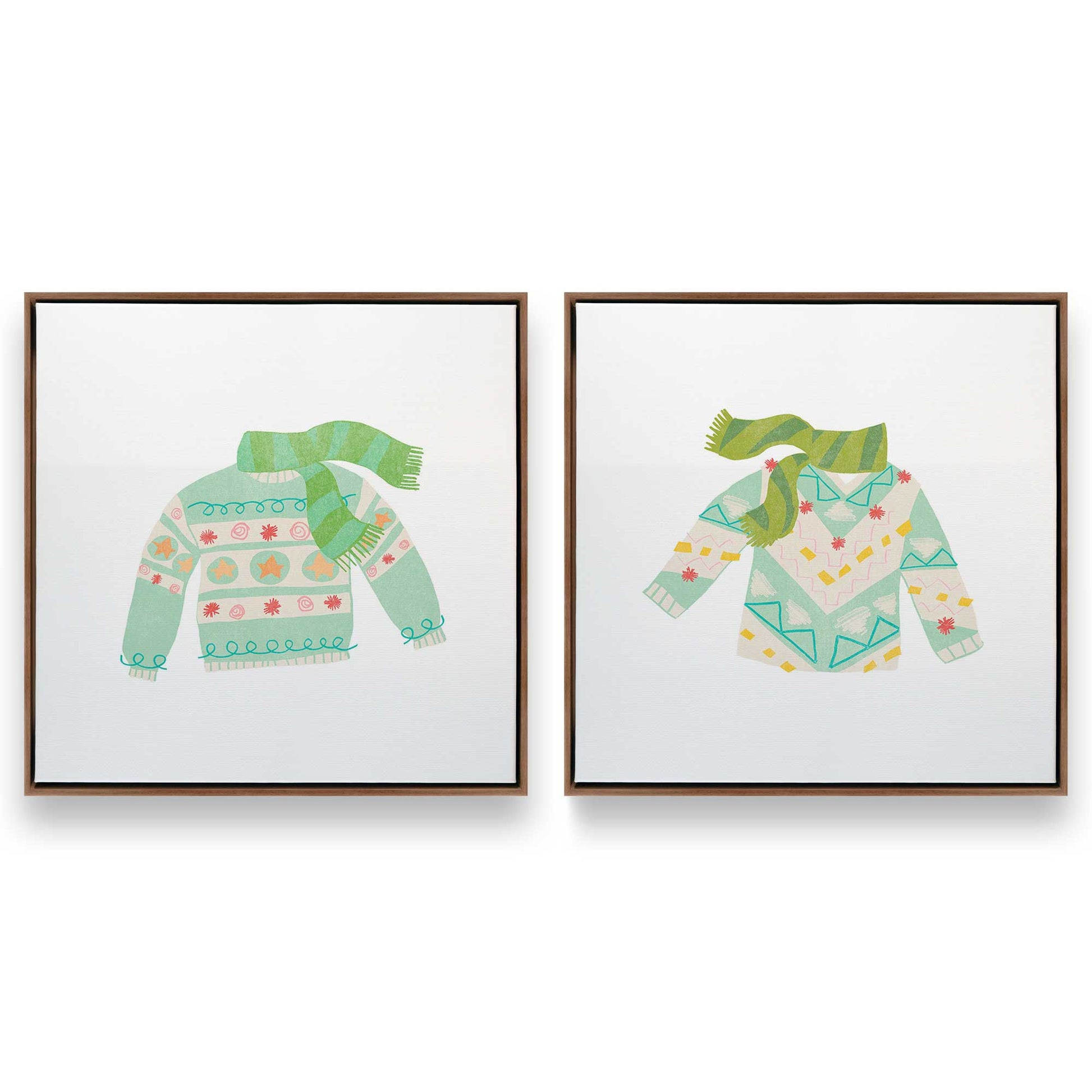 [Color:Walnut], Picture of art in a Walnut frame