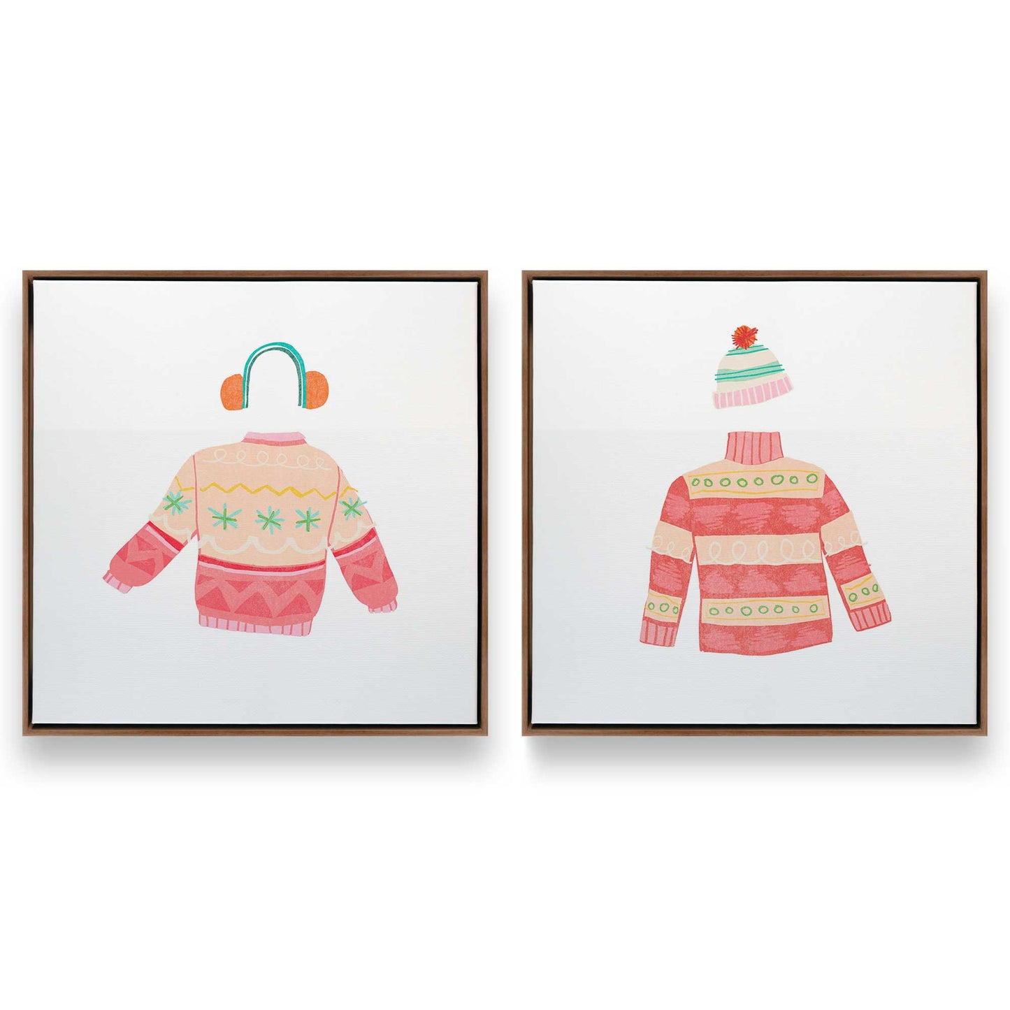 [Color:Walnut], Picture of art in a Walnut frame