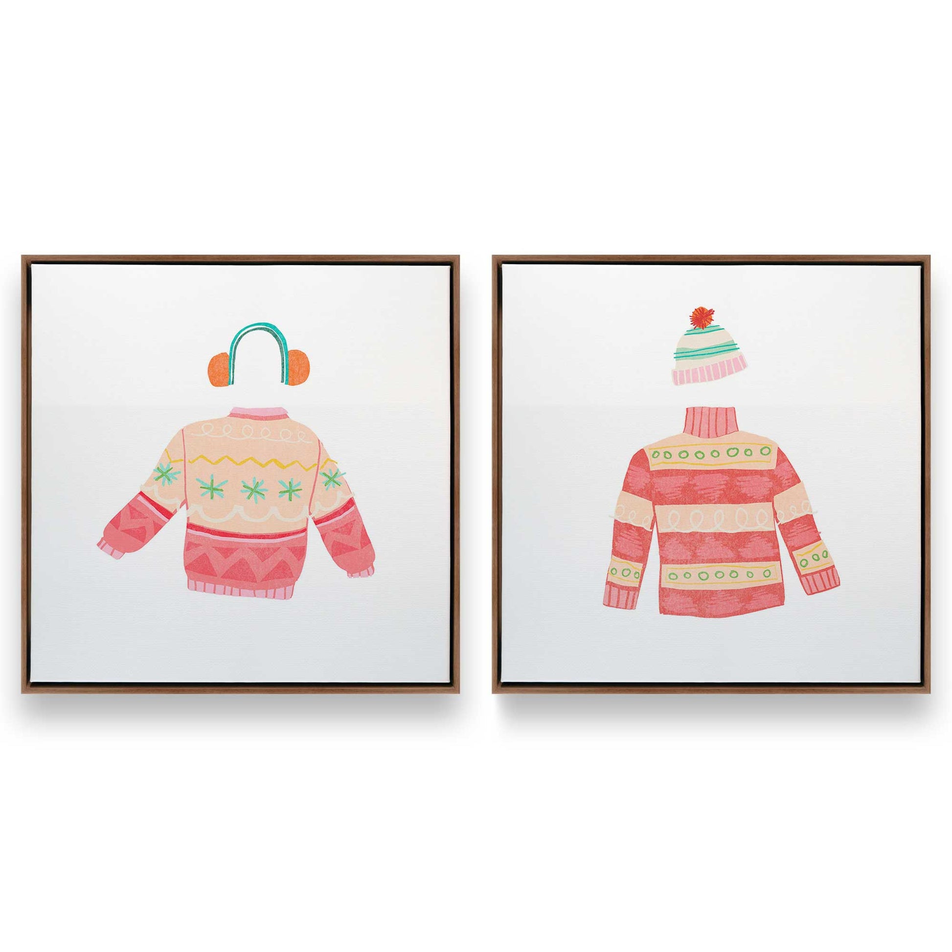 [Color:Walnut], Picture of art in a Walnut frame