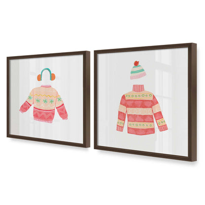 [Color:Belvinder Brown], Picture of art in a Belvinder Brown frame at an angle