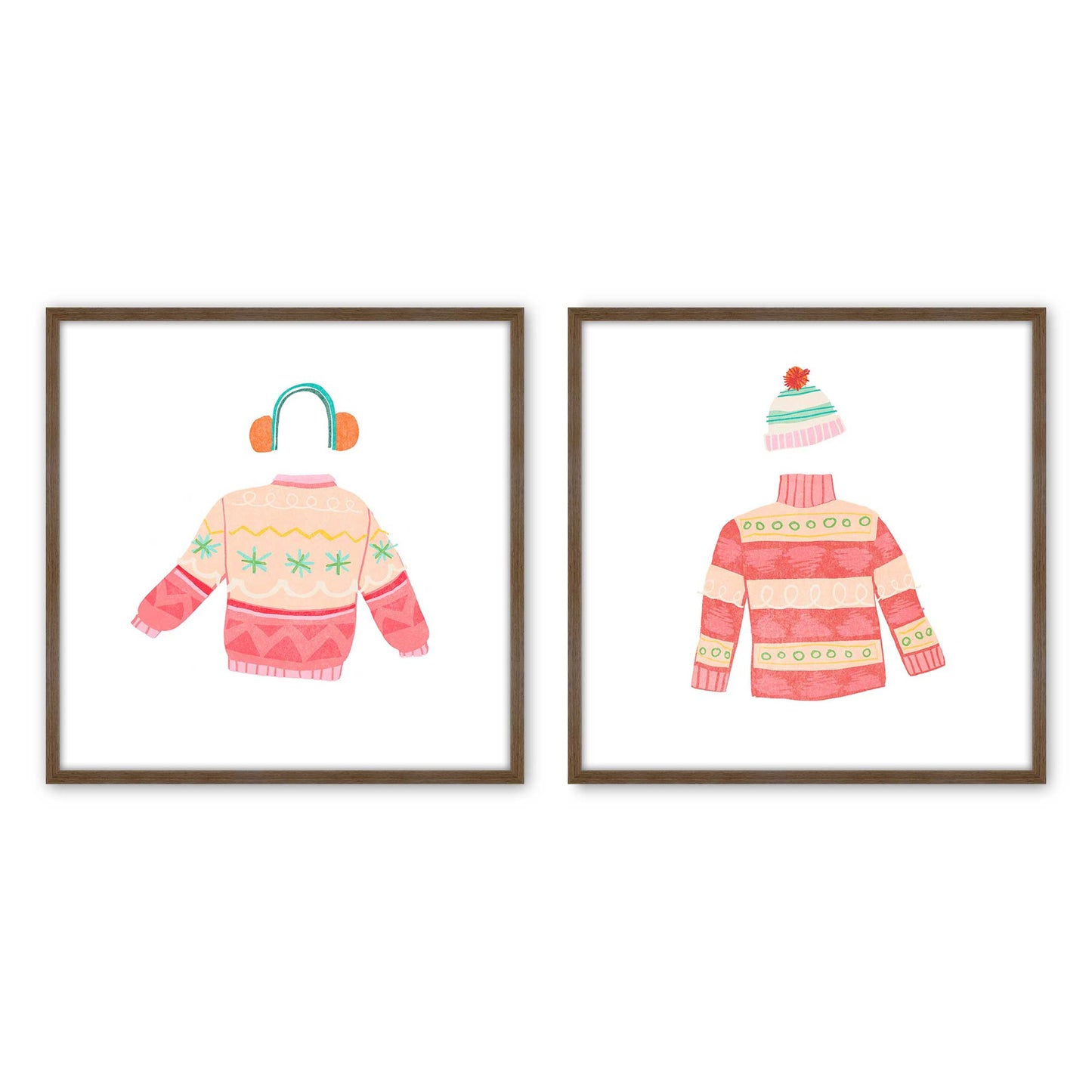 [Color:Walnut], Picture of art in a Walnut frame