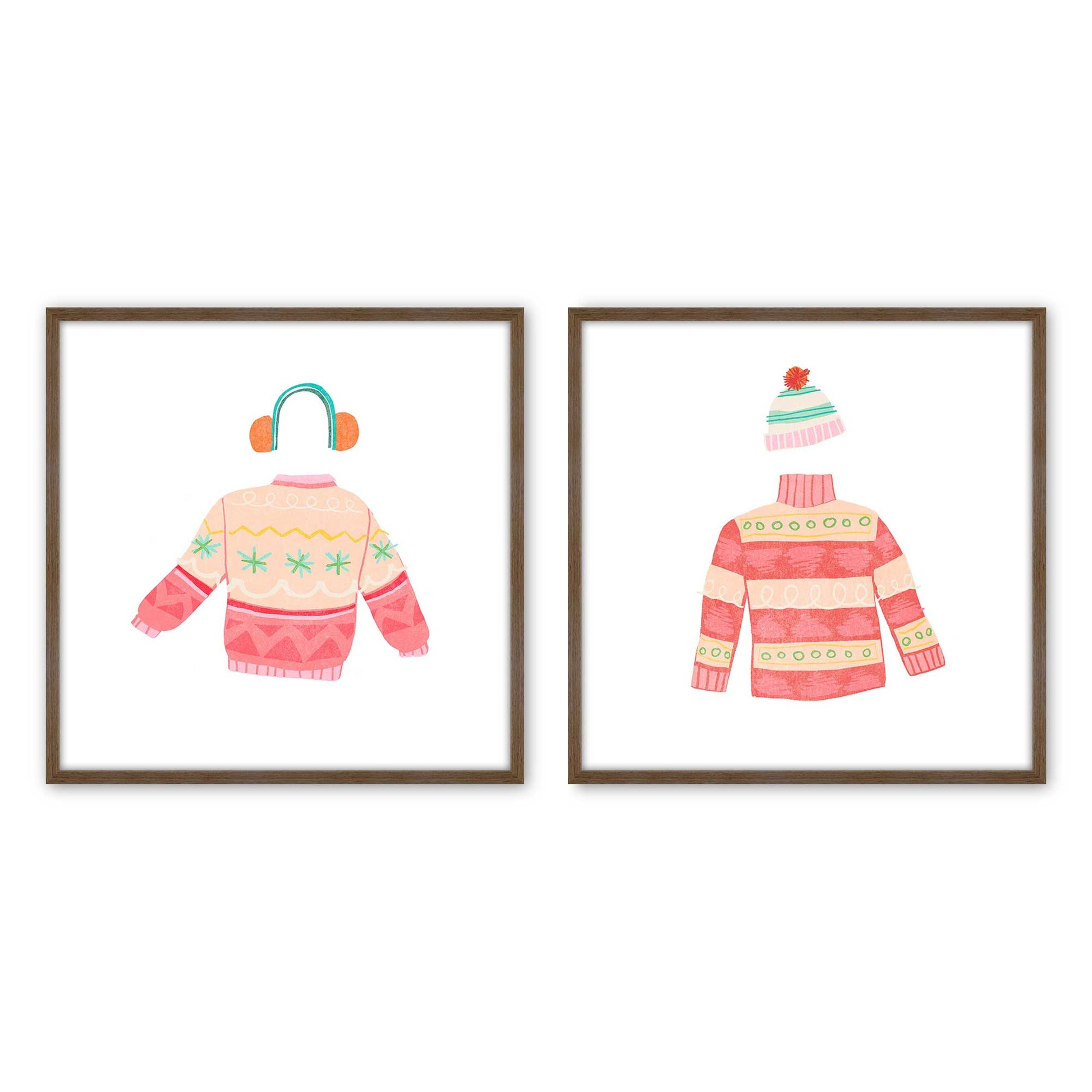 [Color:Walnut], Picture of art in a Walnut frame