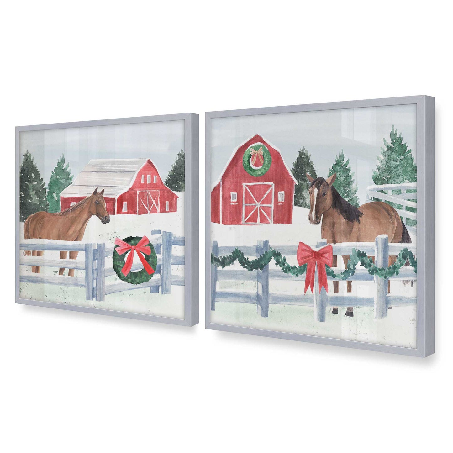 [Color:Polished Chrome], Picture of art in a Polished Chrome frame of the corner