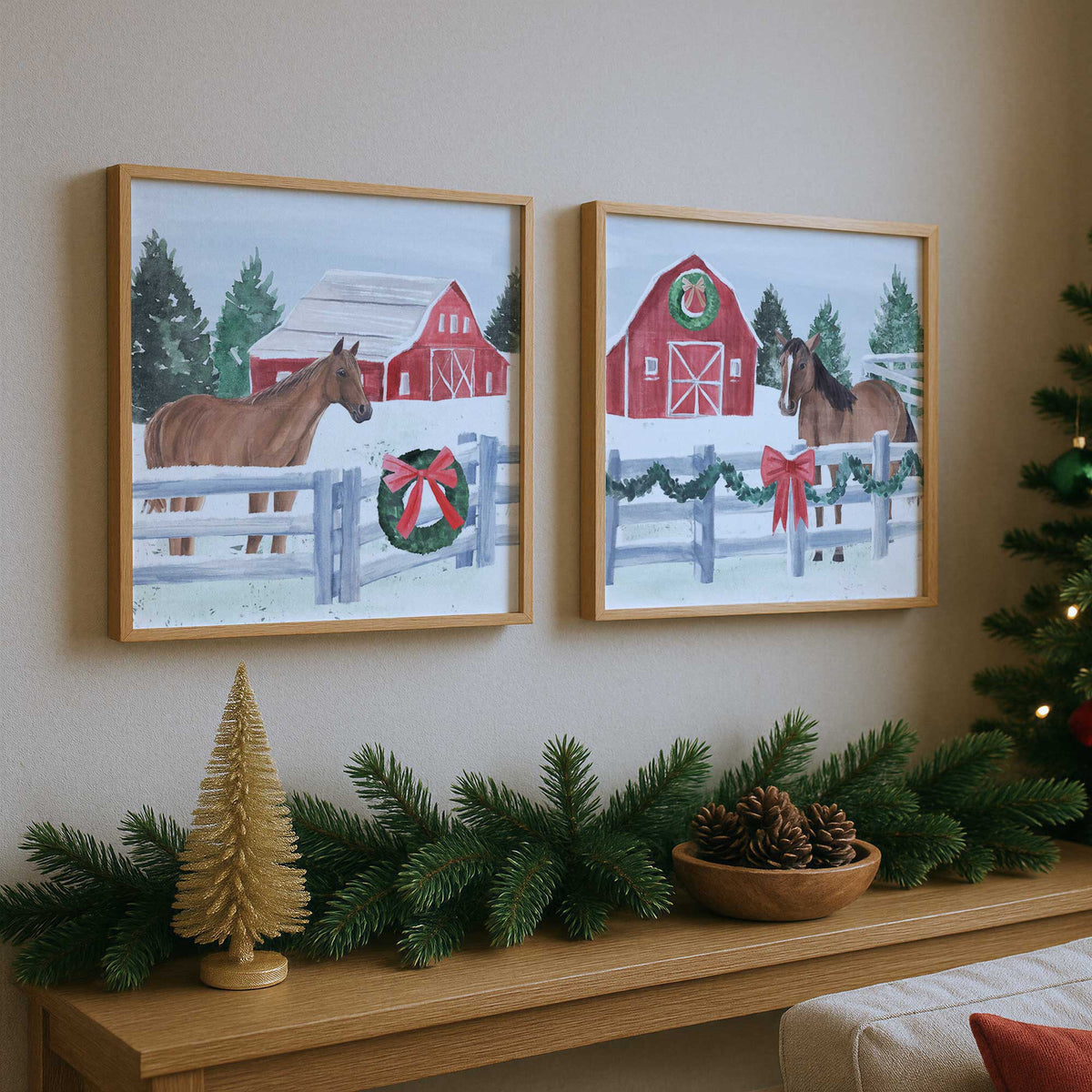 [Color:Belvinder Brown], Picture of art in a Belvinder Brown frame