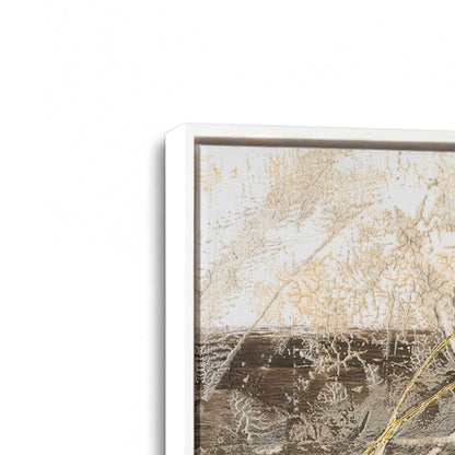 [Color:Opaque White], Picture of art in a White frame at an angle