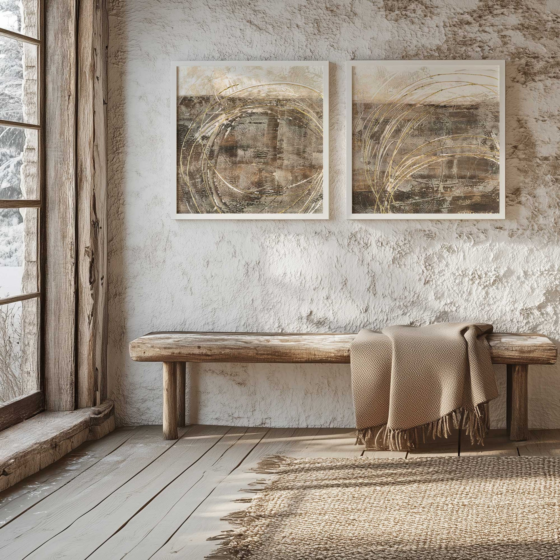 [Color:American Maple], Picture of art in an American Maple frame