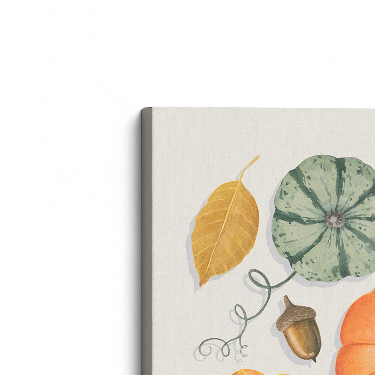 [Color:Stretched Canvas], Picture of art at an angle