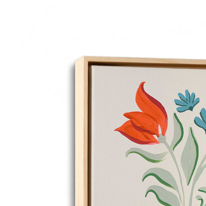 [Color:American Maple], Picture of art in an American Maple frame at an angle