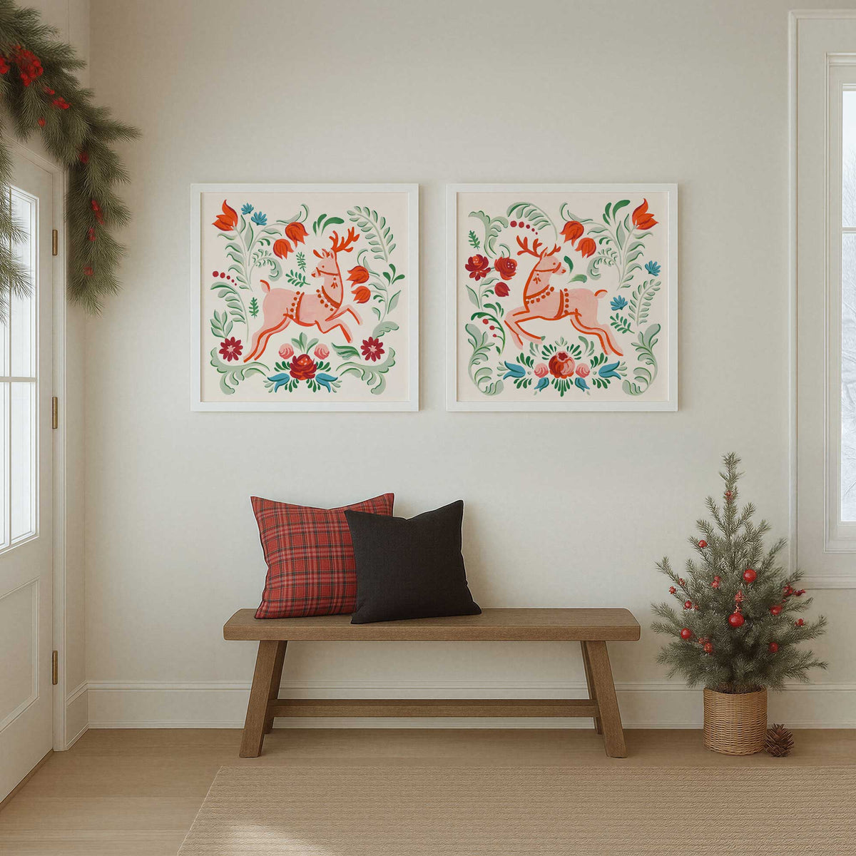 [Color:Opaque White], Picture of art in an Opaque White frame