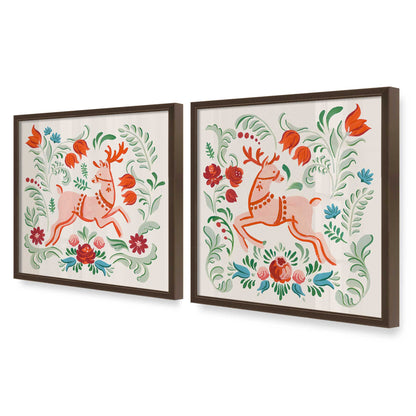 [Color:Belvinder Brown], Picture of art in a Belvinder Brown frame at an angle