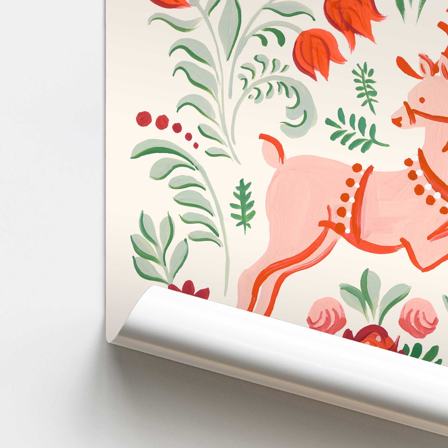 [color:Rolled Print], Picture of close up of art