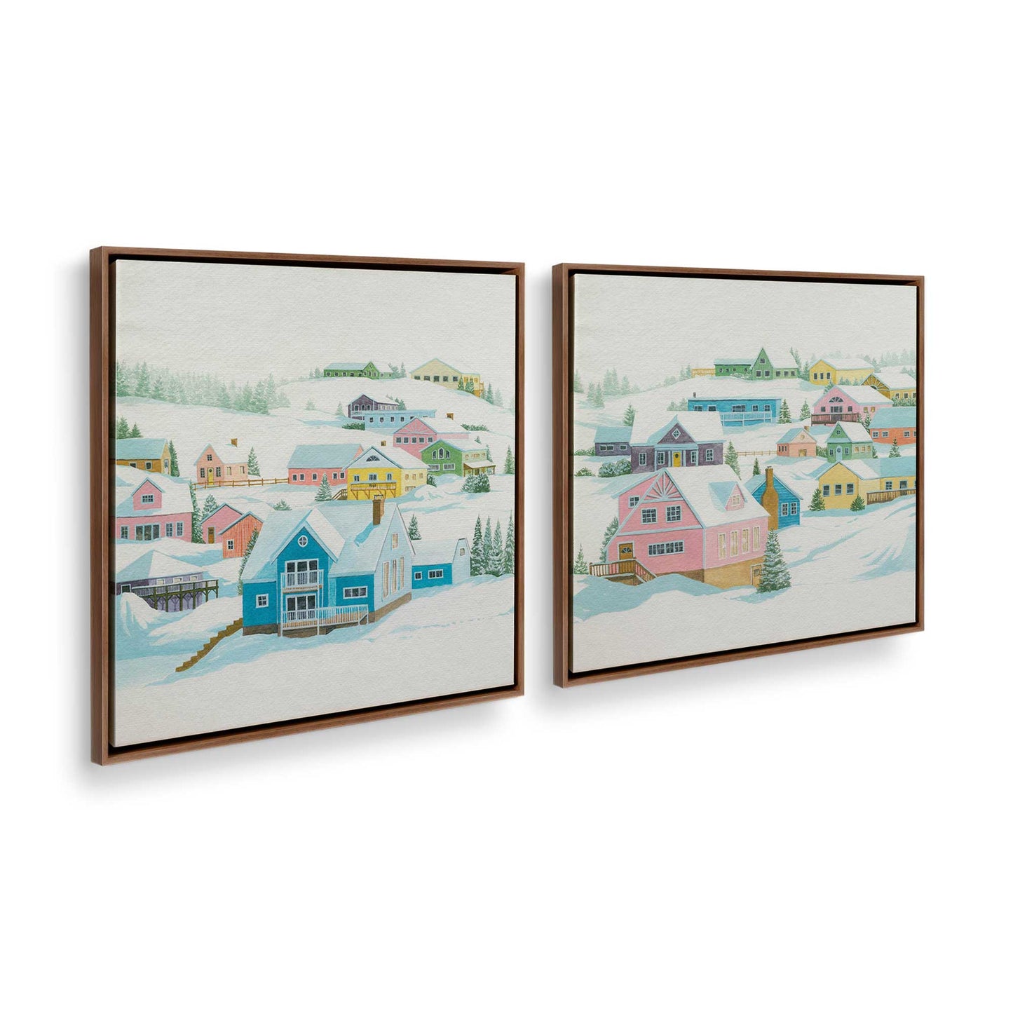 [Color:Walnut], Picture of the corner of the art