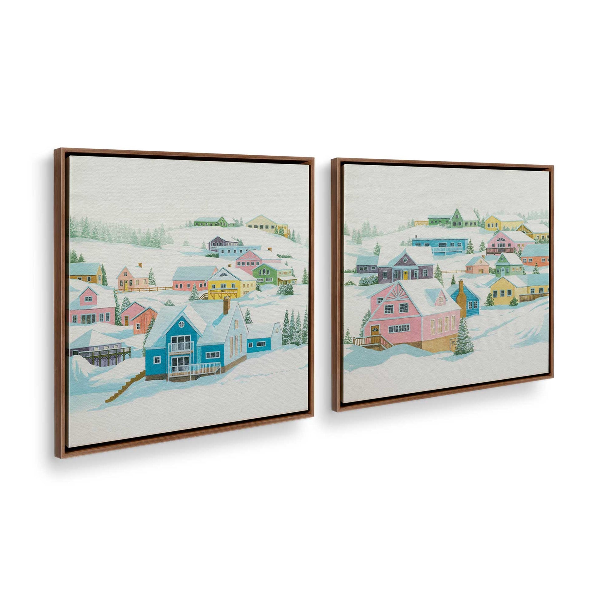[Color:Walnut], Picture of the corner of the art