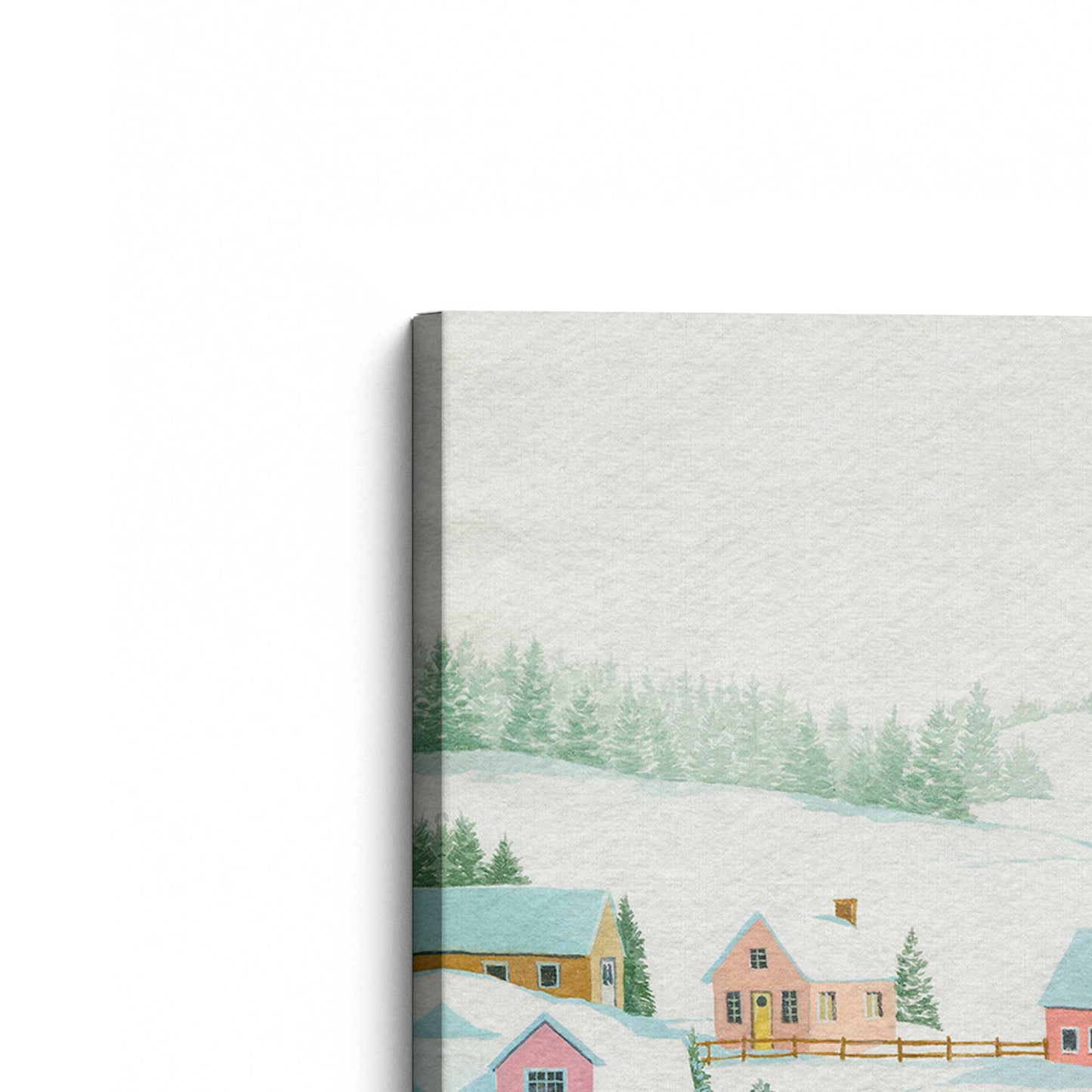 [Color:Stretched Canvas], Picture of art at an angle