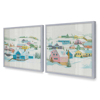 [Color:Polished Chrome], Picture of art in a Polished Chrome frame of the corner