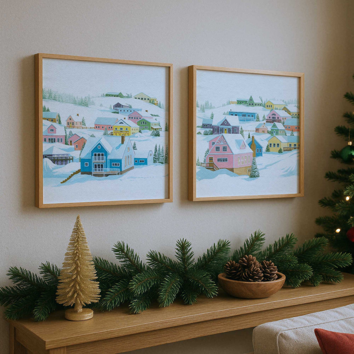 [Color:American Maple], Picture of art in an American Maple frame