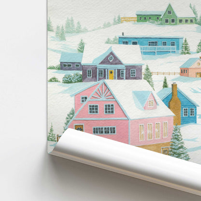 [color:Rolled Print], Picture of close up of art