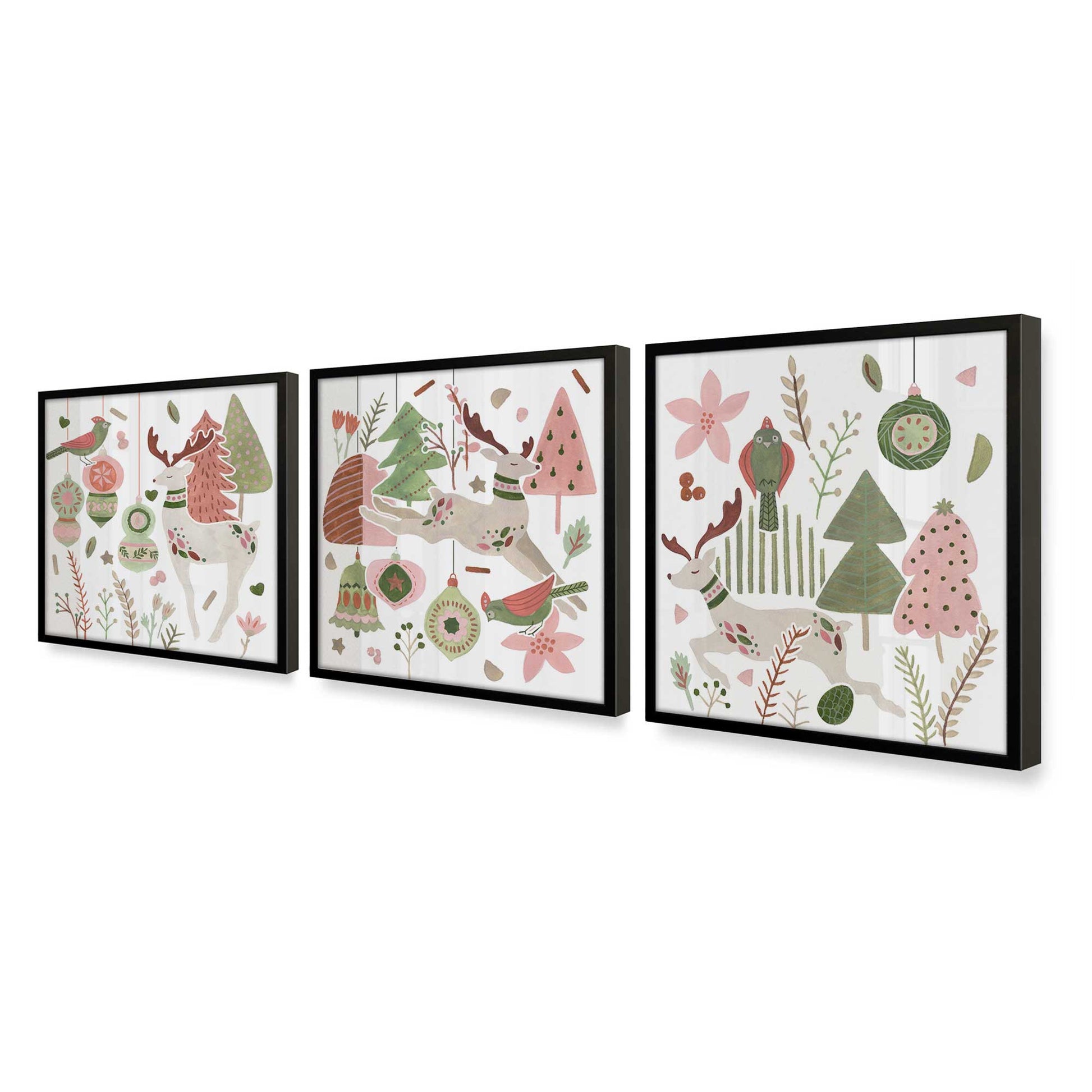 [Color:Satin Black], Picture of art in a Satin Black frame at an angle