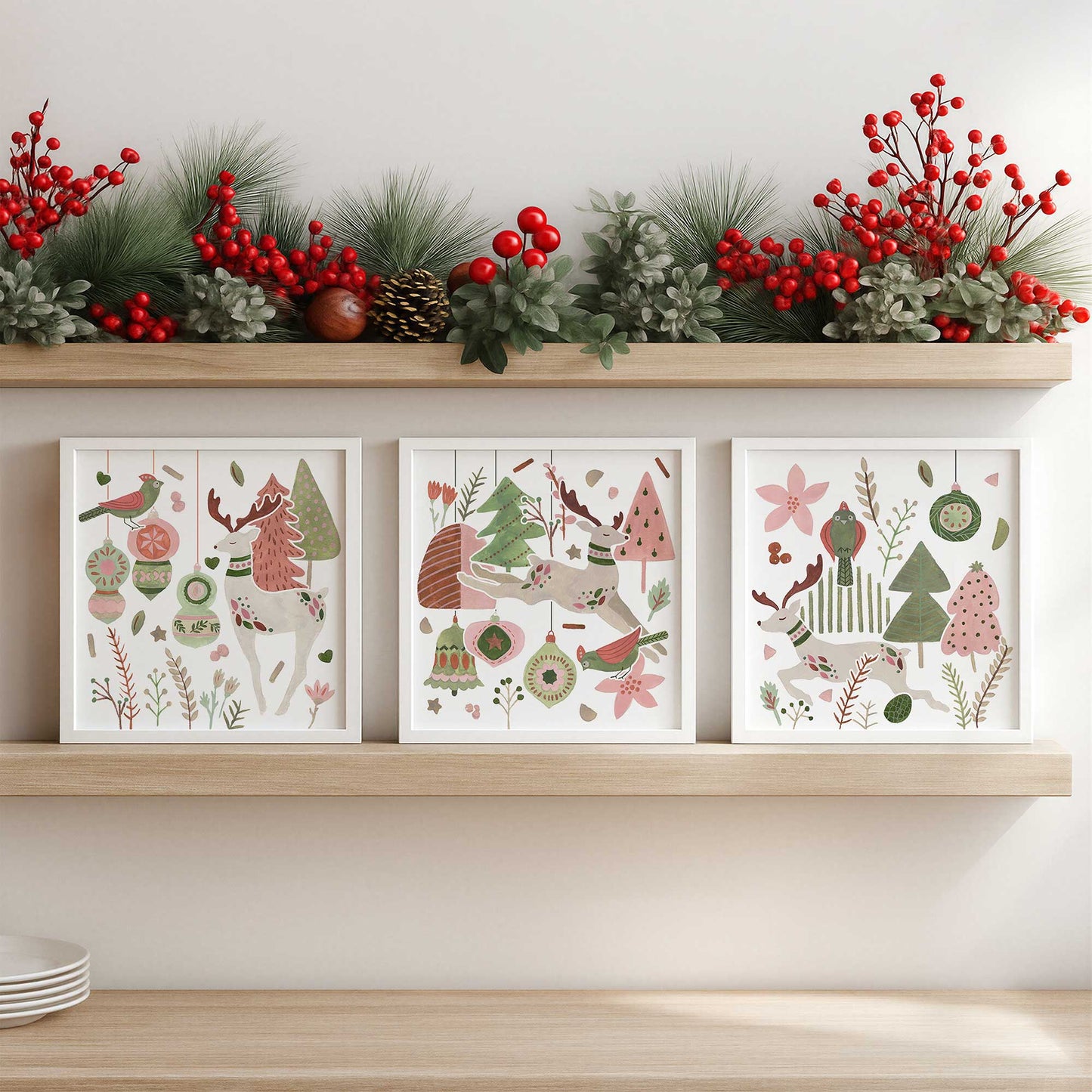 [Color:American Maple], Picture of art in a American Maple frame