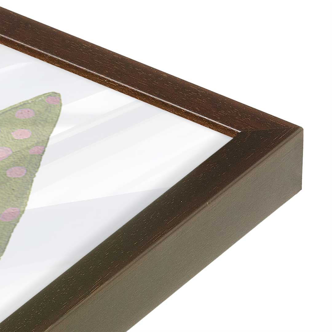[Color:Belvinder Brown], Picture of art in a Belvinder Brown frame of the corner