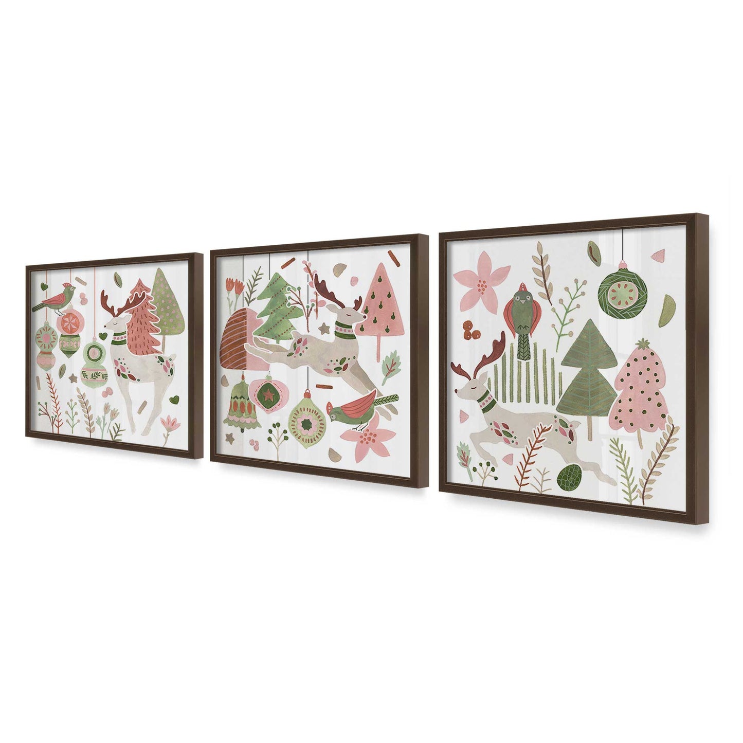 [Color:Belvinder Brown], Picture of art in a Belvinder Brown frame at an angle