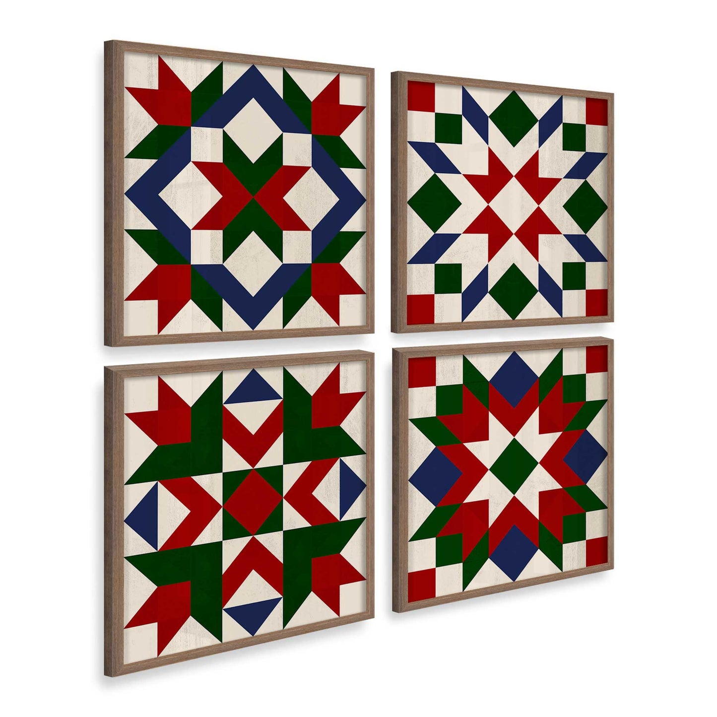 [Color:Walnut], Picture of art in a Walnut frame at an angle