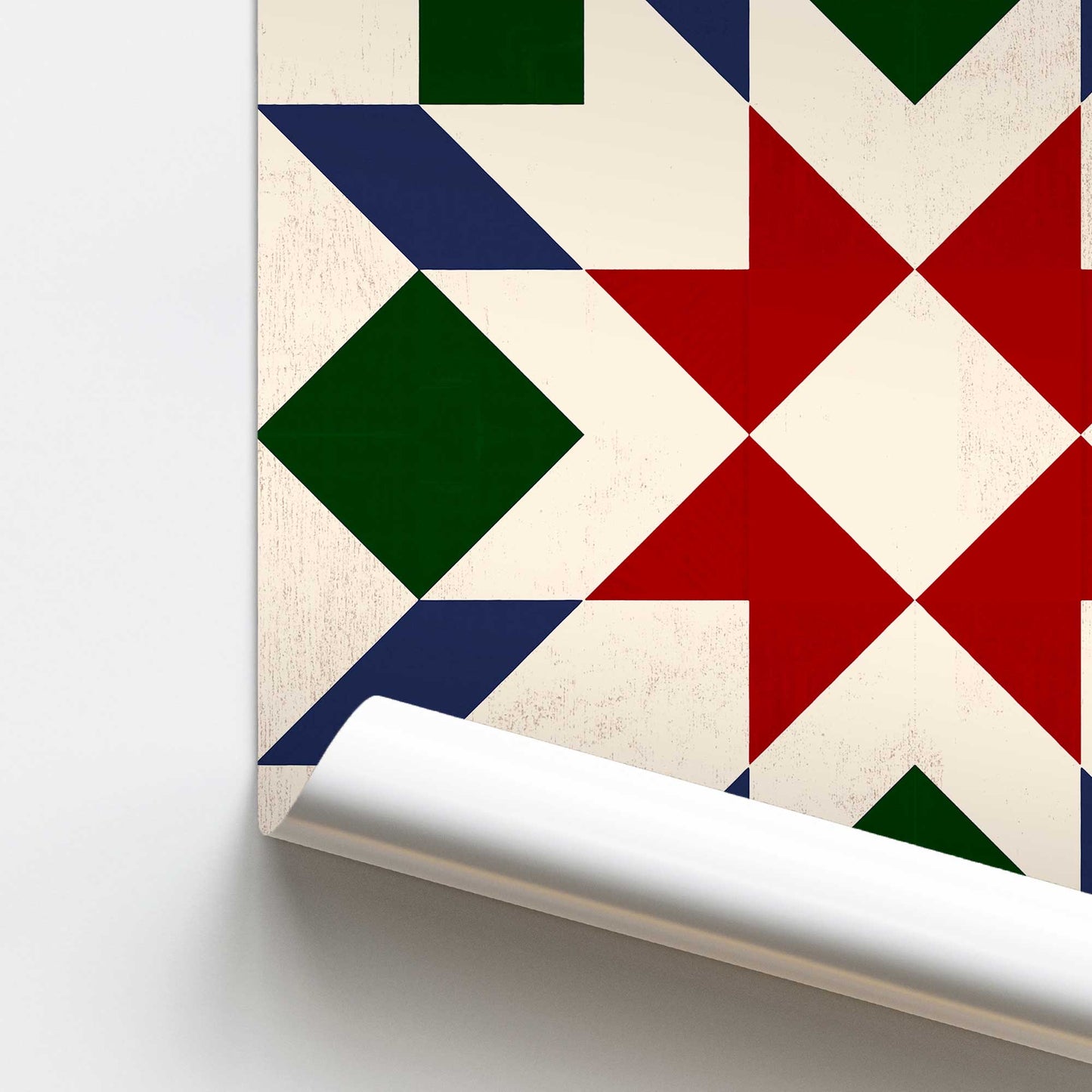 [color:Rolled Print], Picture of close up of art