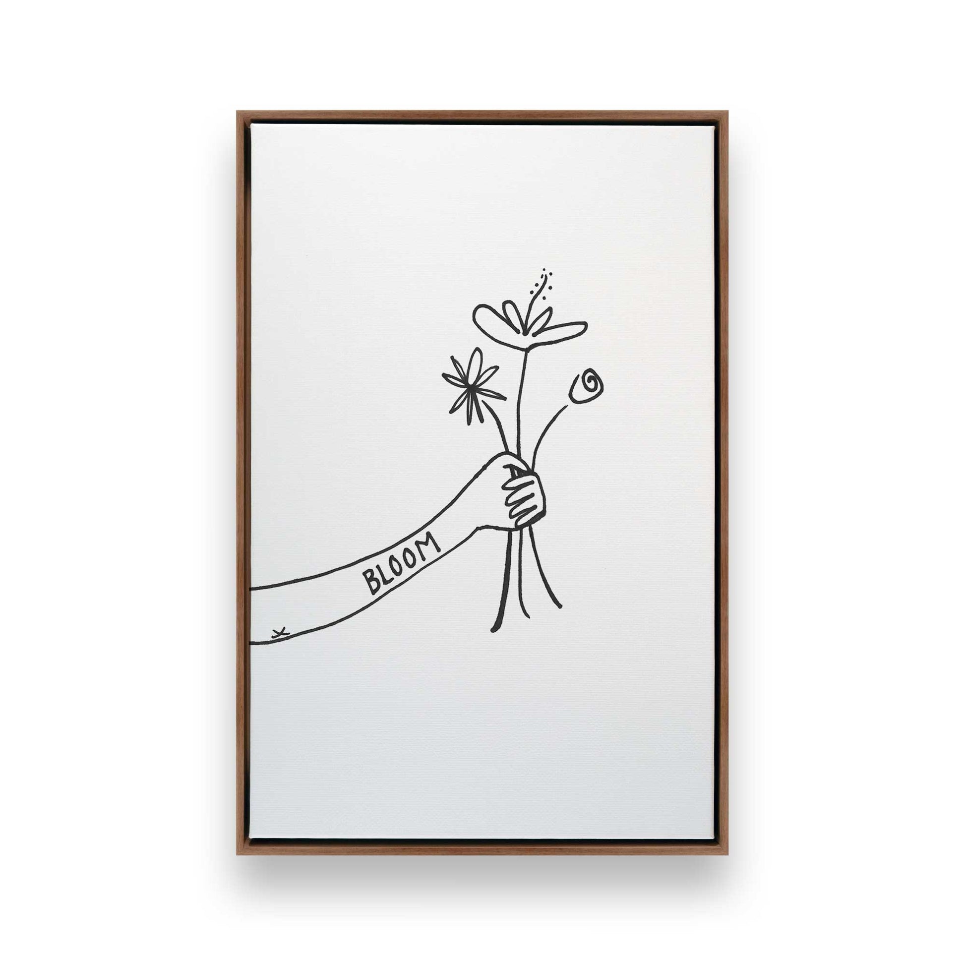 [Color:Walnut], Picture of art in a Walnut frame