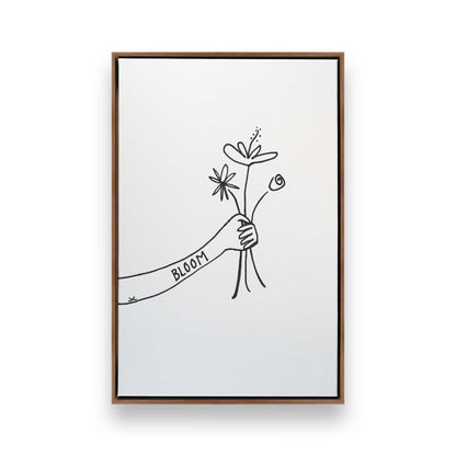 [Color:Walnut], Picture of art in a Walnut frame