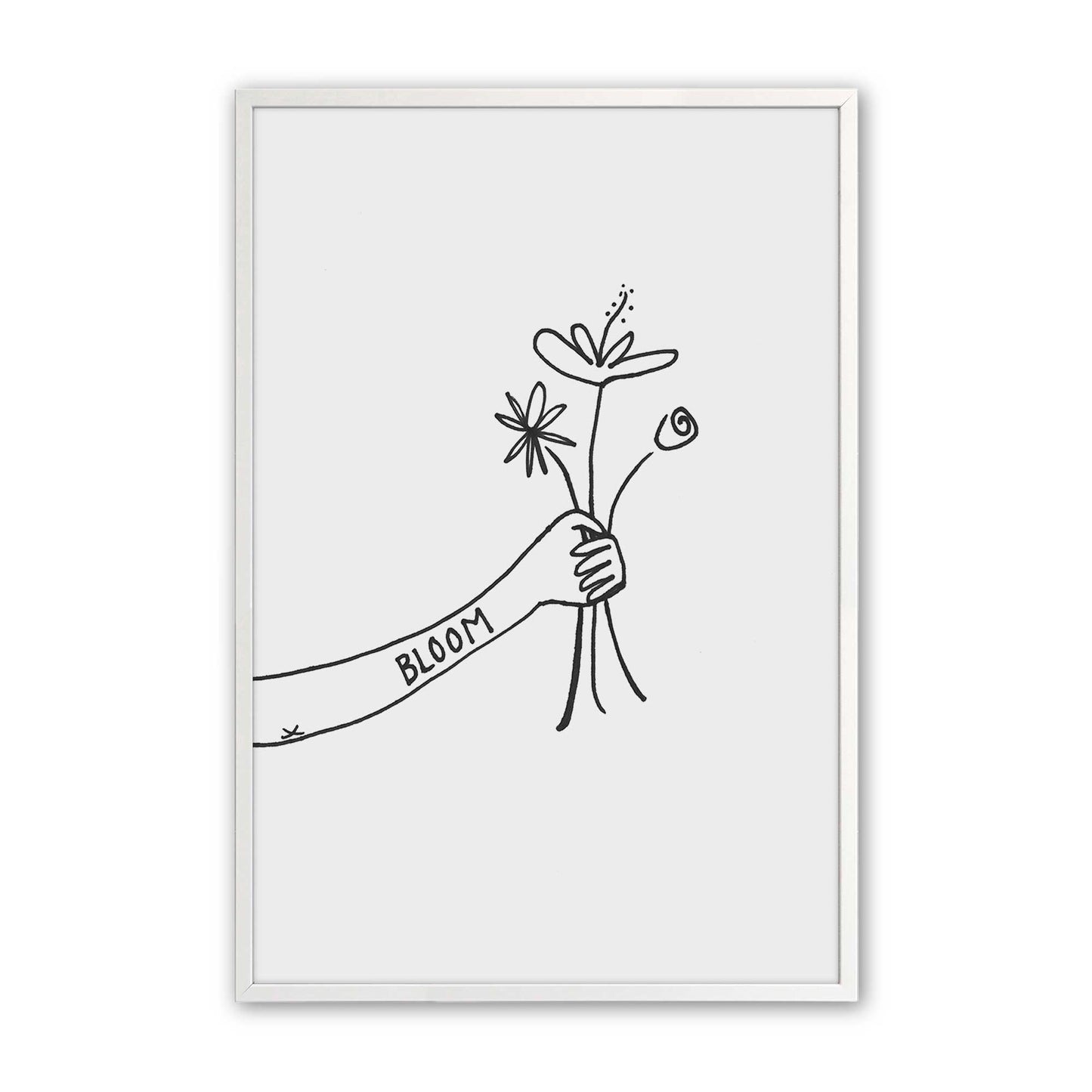 [Color:Opaque White], Picture of art in a Opaque White frame