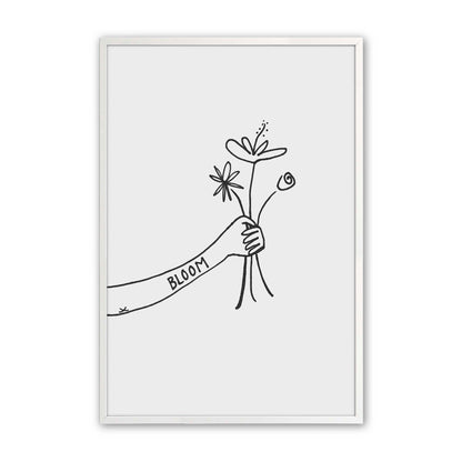 [Color:Opaque White], Picture of art in a Opaque White frame