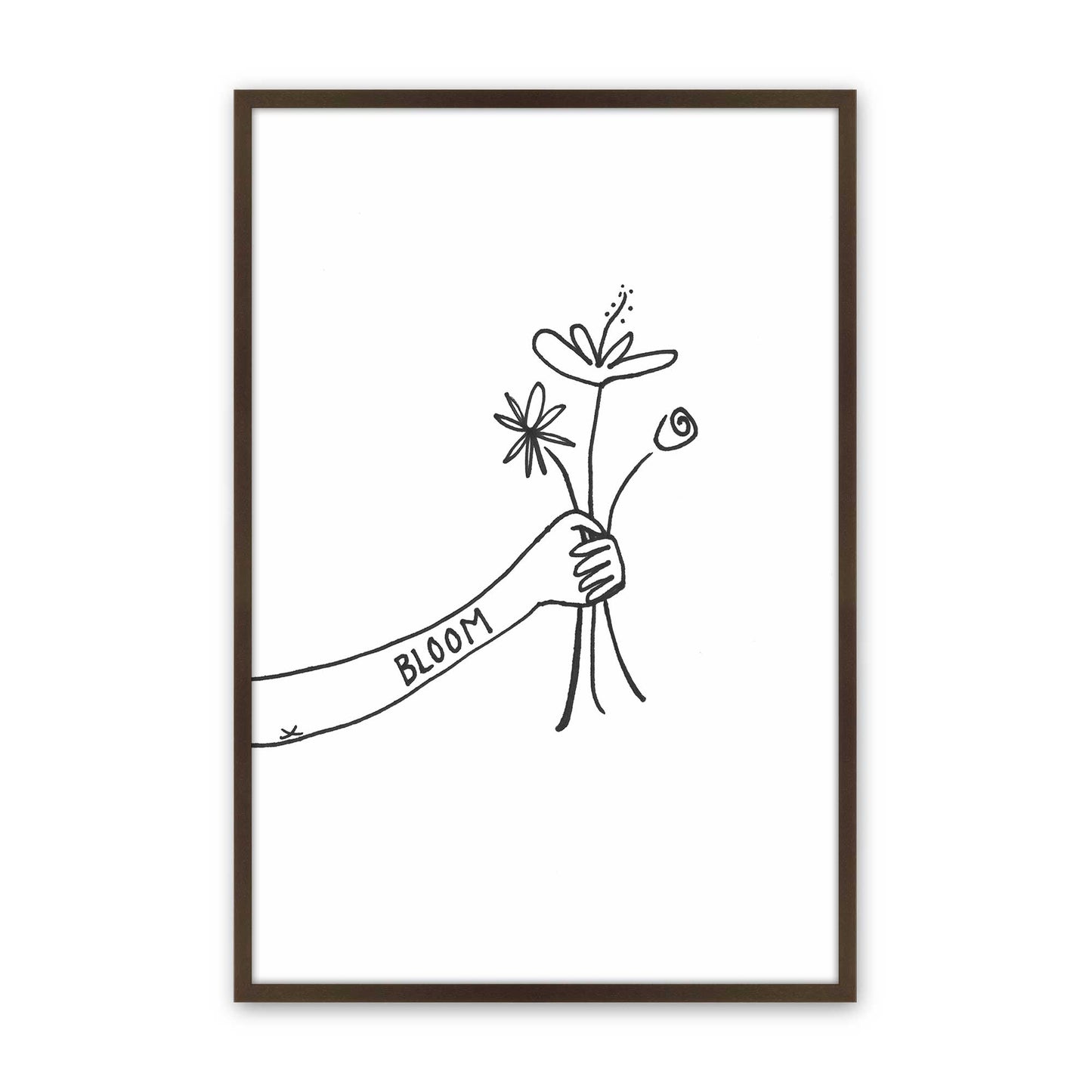 [Color:Belvinder Brown], Picture of art in a Belvinder Brown frame