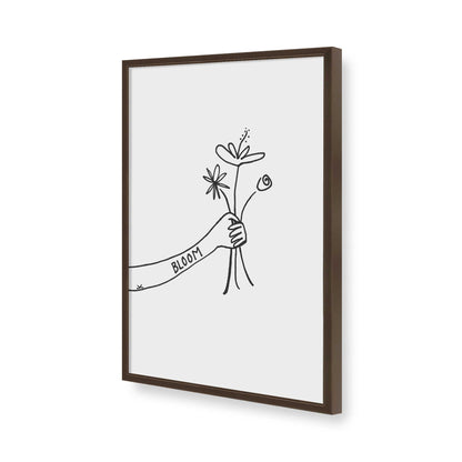 [Color:Belvinder Brown], Picture of art in a Belvinder Brown frame of the corner