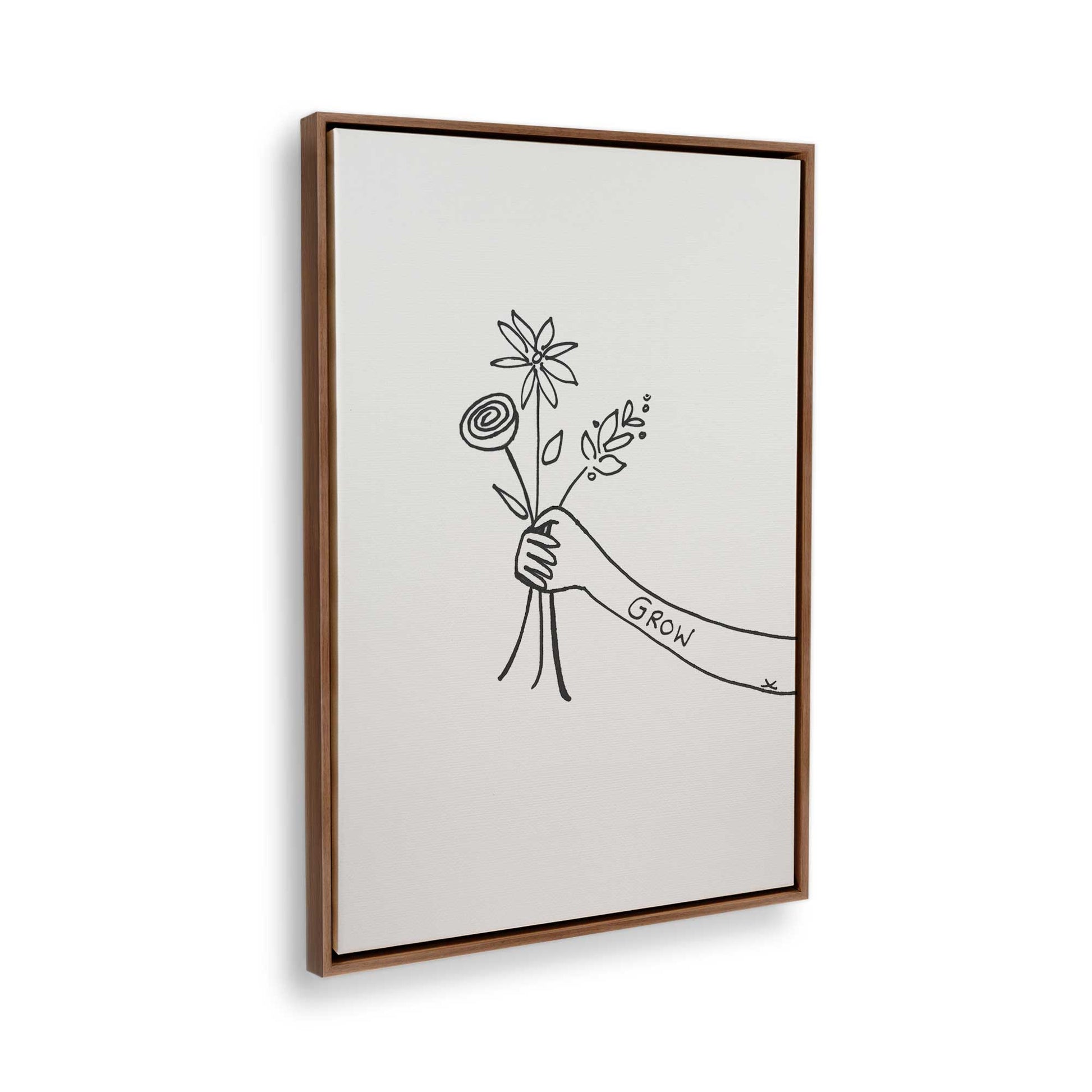 [Color:Walnut], Picture of the corner of the art