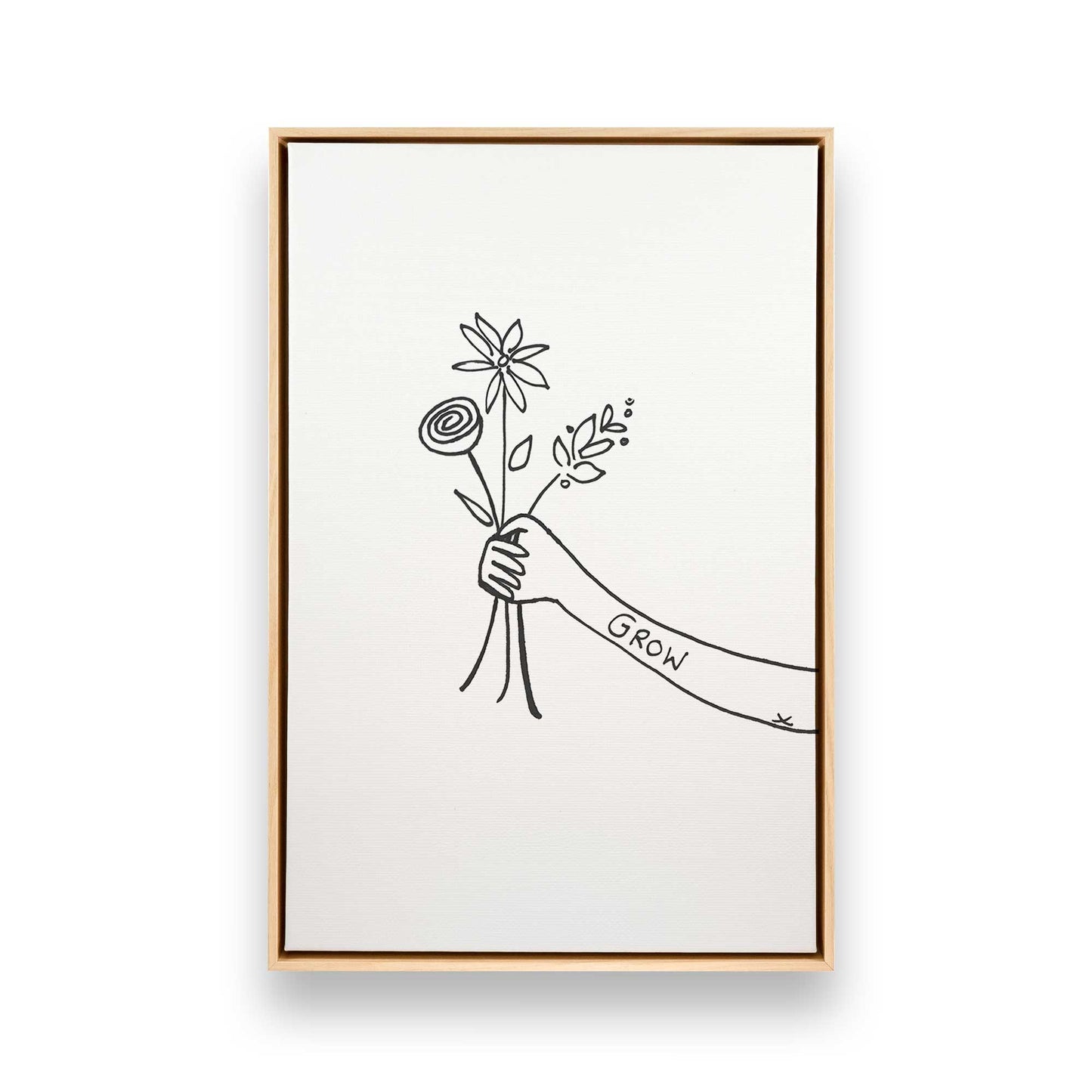 [Color:American Maple], Picture of art in a American Maple frame