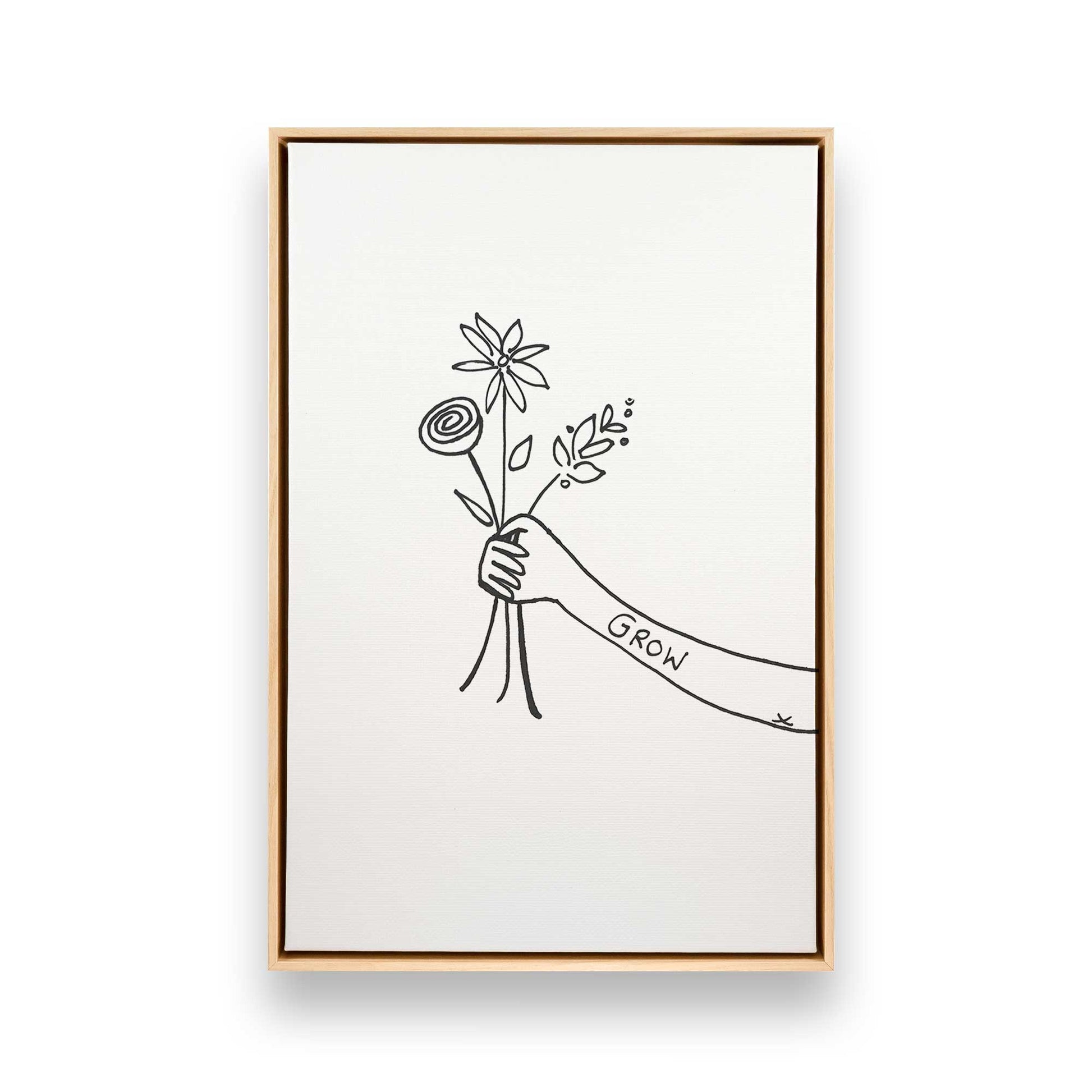 [Color:American Maple], Picture of art in a American Maple frame