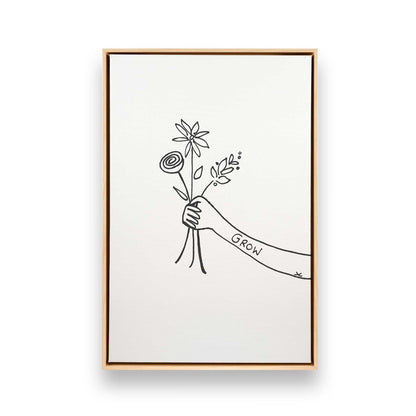 [Color:American Maple], Picture of art in a American Maple frame