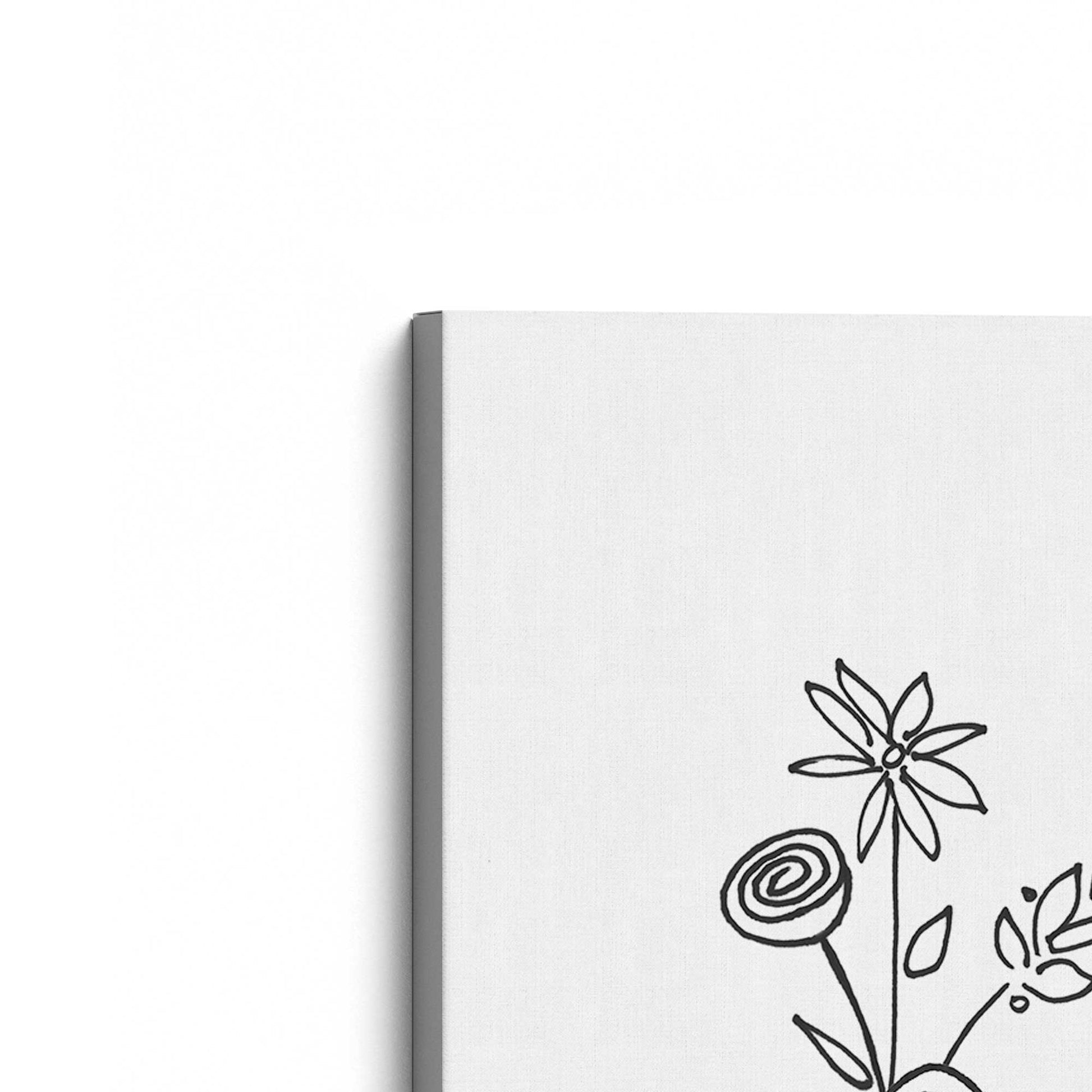 [Color:Stretched Canvas], Picture of the corner of the art