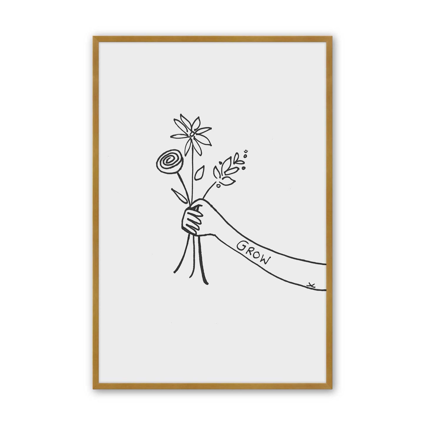 [Color:Polished Gold], Picture of art in a Polished Gold frame