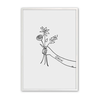 [Color:Opaque White], Picture of art in a Opaque White frame