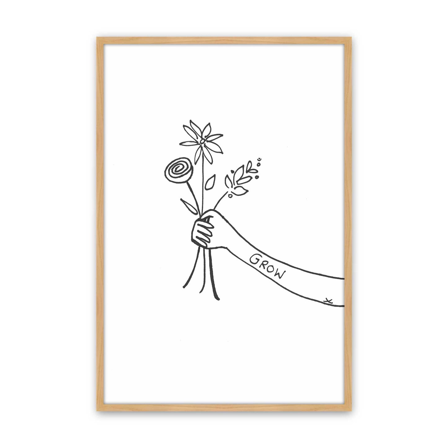 [Color:American Maple], Picture of art in a American Maple frame