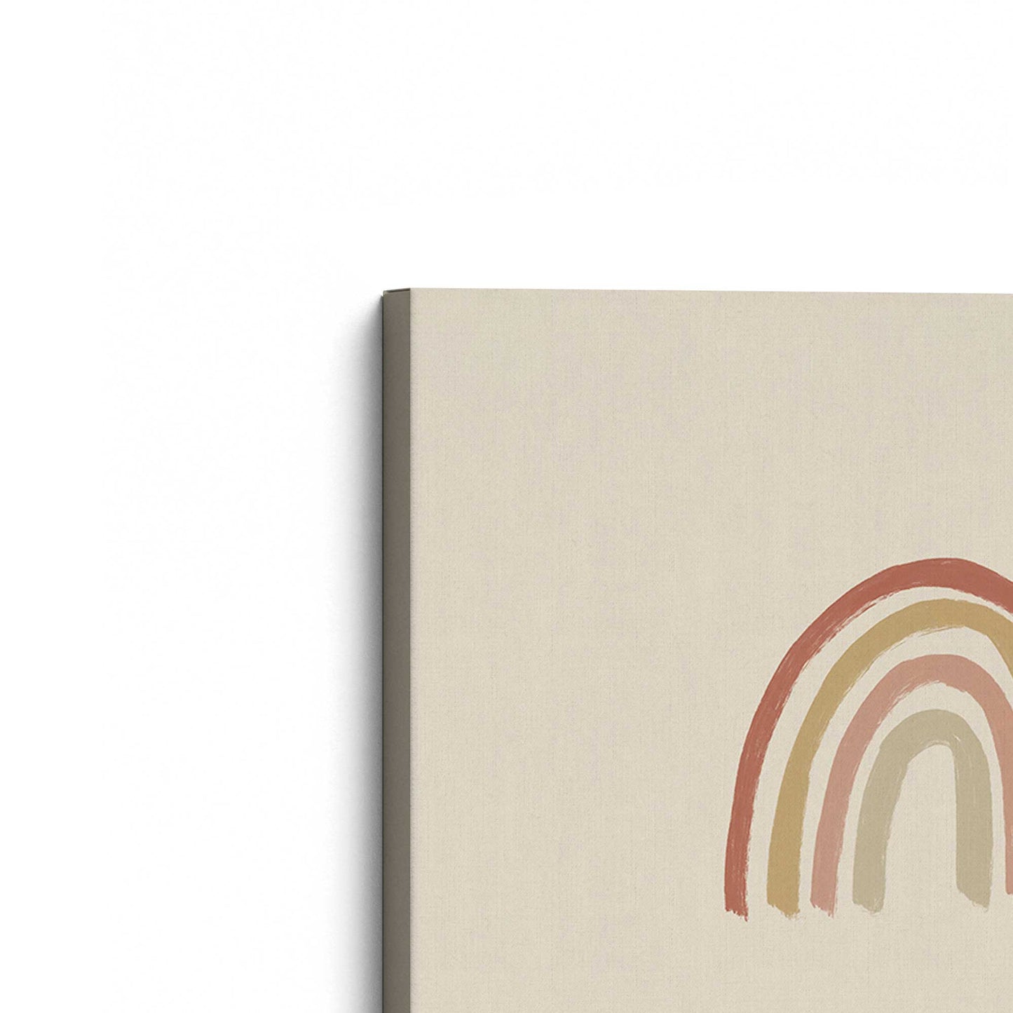 [Color:Stretched Canvas], Picture of the corner of the art