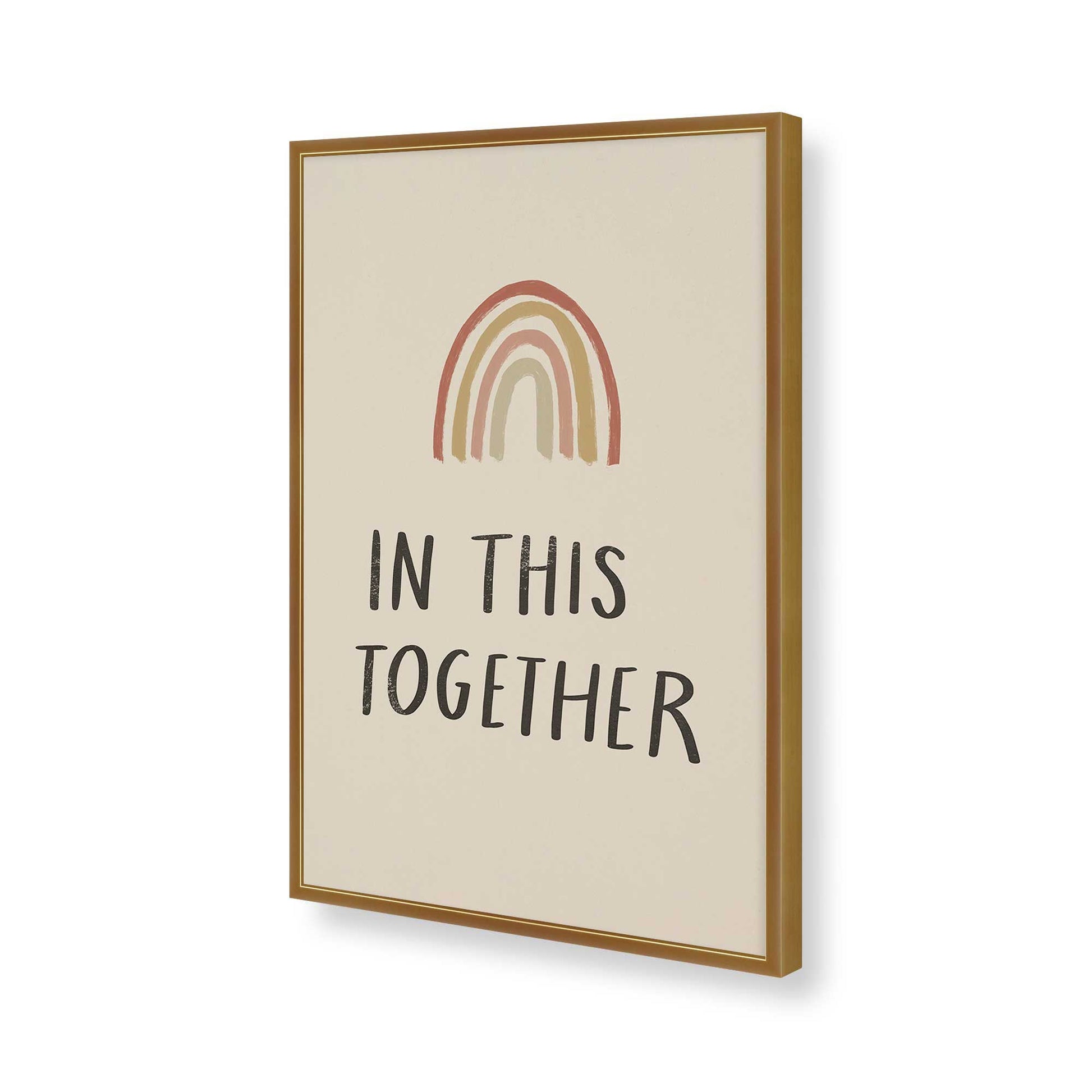 [Color:Polished Gold], Picture of art in a Polished Gold frame of the corner