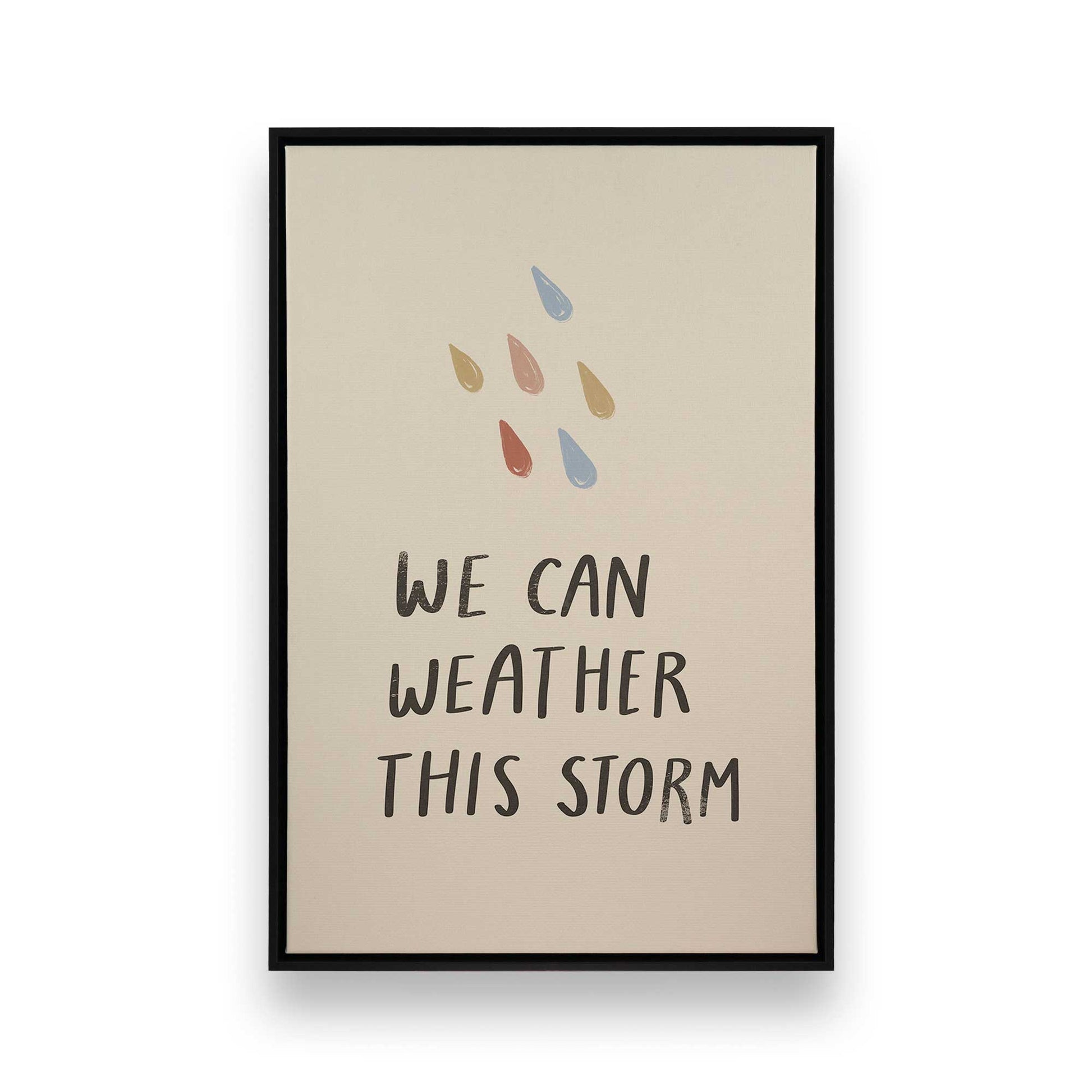 [Color:Satin Black], Picture of art in a Satin Black frame